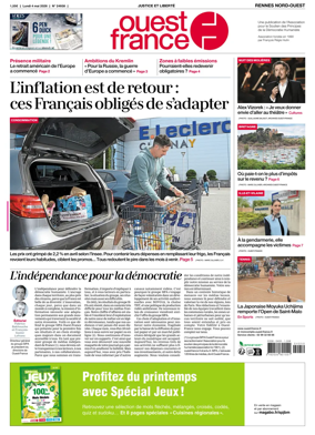 Cover of Ouest-France (Rennes Nord-Ouest)