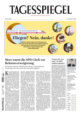 Cover of Der Tagesspiegel