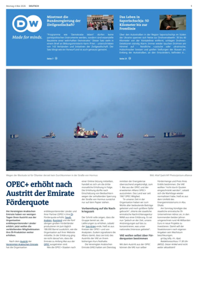 Cover of Deutsche Welle (German edition)
