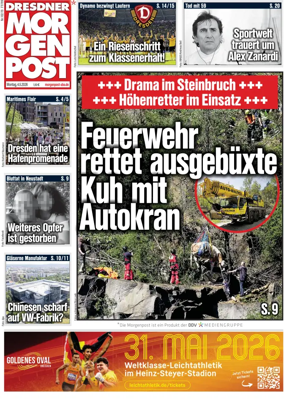Cover of Dresdner Morgenpost