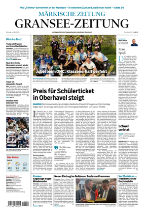 Cover of Gransee-Zeitung