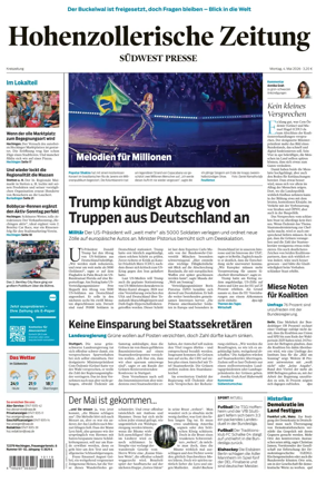 Cover of Hohenzollerische Zeitung