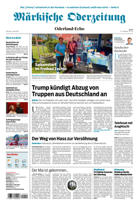 Cover of Markische Oderzeitung Oderland-Echo