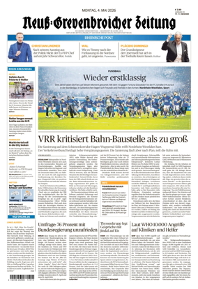 Cover of Neuss-Grevenbroicher Zeitung Neuss