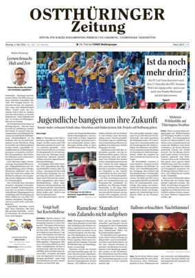 Cover of Ostthuringer Zeitung (Posneck)