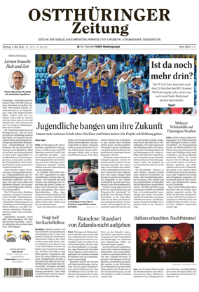 Cover of Ostthuringer Zeitung (Schleiz)