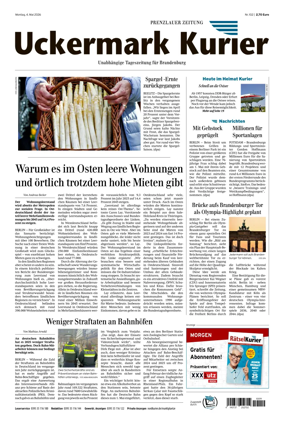 Cover of Prenzlauer Zeitung