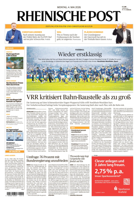 Cover of Rheinische Post Krefeld Kempen