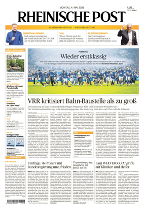 Cover of Rheinische Post - Monchengladbach and Korschenbroich