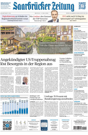 Cover of Saarbruecker Zeitung