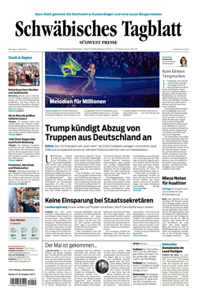 Cover of Schwabisches Tagblatt - Tubinger Chronik