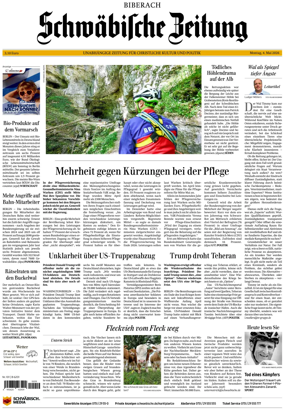 Cover of Schwabische Zeitung (Biberach)
