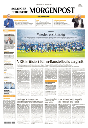 Cover of Solinger Bergische Morgenpost/Remscheid