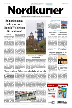Cover of Strelitzer Zeitung