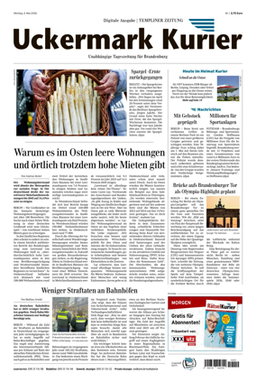 Cover of Templiner Zeitung