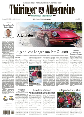Cover of Thuringer Allgemeine (Muhlhausen und Bad Langensalza)