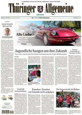 Cover of Thuringer Allgemeine (Nordhausen)