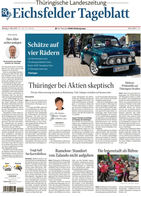 Cover of Thuringische Landeszeitung (Eichsfeld)