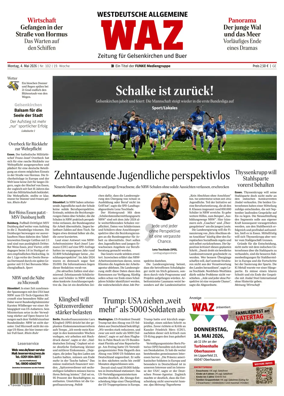 Cover of Westdeutsche Allgemeine Zeitung (Gelsenkirchen)