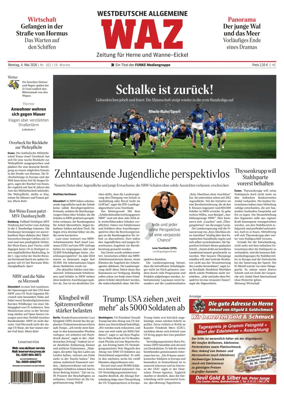 Cover of Westdeutsche Allgemeine Zeitung (Herne)