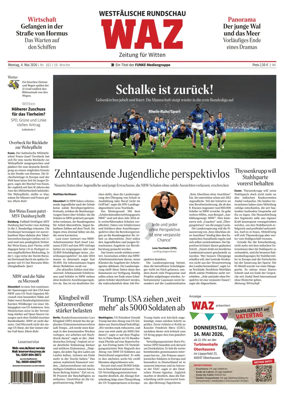 Cover of Westdeutsche Allgemeine Zeitung (Witten)