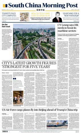 Cover of South China Morning Post