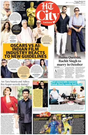 Cover of Hindustan Times (Lucknow) - Live