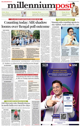 Cover of Millennium Post (Kolkata)