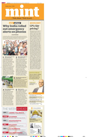 Cover of Mint Ahmedabad