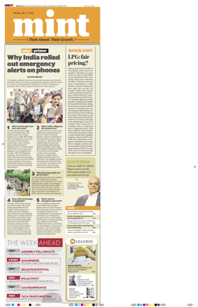 Cover of Mint Bangalore