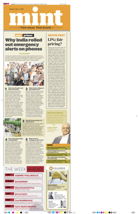 Cover of Mint Kolkata