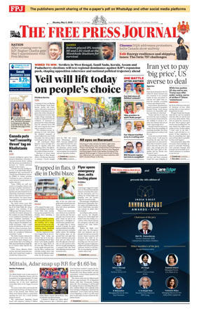 Cover of The Free Press Journal