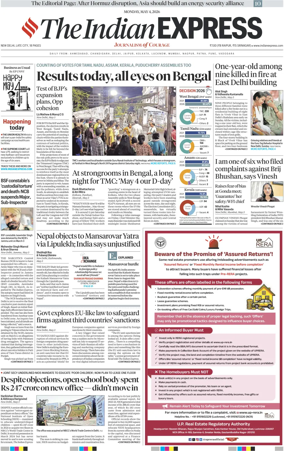 Cover of The Indian Express