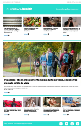 Cover of Euronews Health (Portuguese)