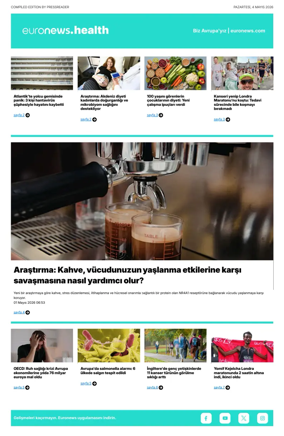 Cover of Euronews Health (Turkish) Compiled Edition