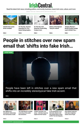 Cover of Irish Central