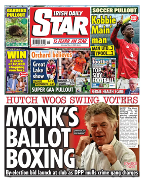 Cover of Irish Daily Star