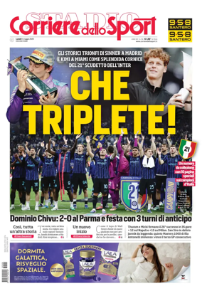 Cover of Corriere dello Sport (Lazio)