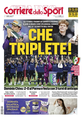 Cover of Corriere dello Sport