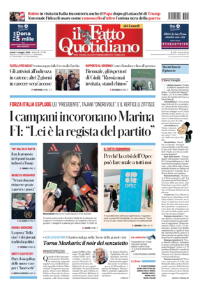 Cover of Il Fatto Quotidiano