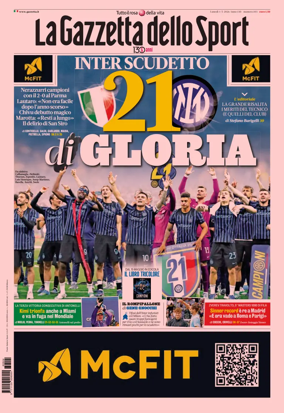 Cover of La Gazzetta dello Sport - Napoli