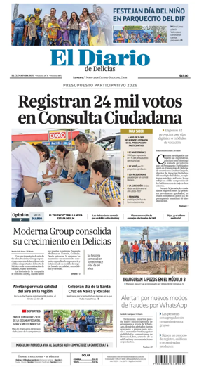 Cover of El Diario de Delicias