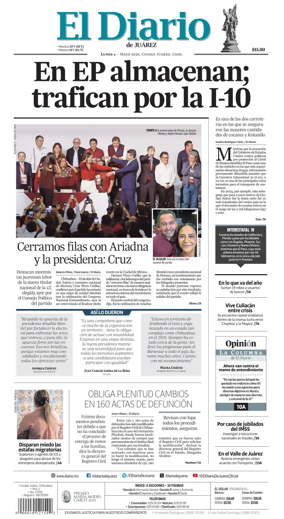 Cover of El Diario de Juarez