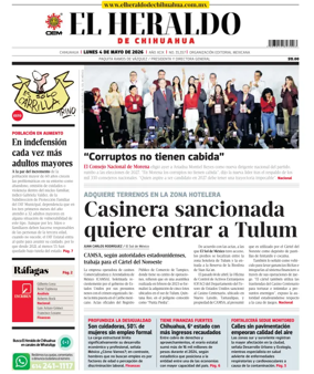 Cover of El Heraldo de Chihuahua