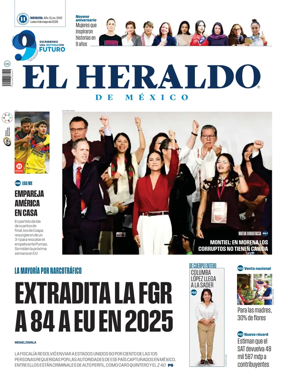 Cover of El Heraldo de Mexico