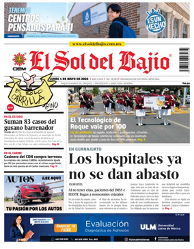 Cover of El Sol de Bajio
