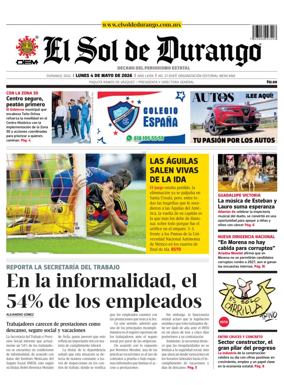 Cover of El Sol de Durango