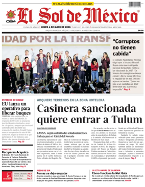 Cover of El Sol de Mexico
