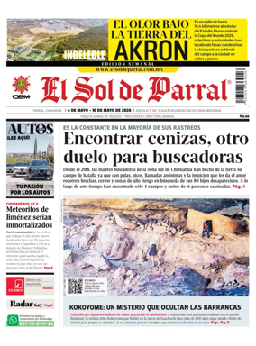 Cover of El Sol de Parral