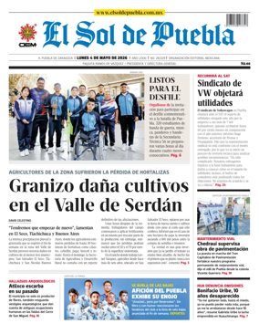 Cover of El Sol de Puebla
